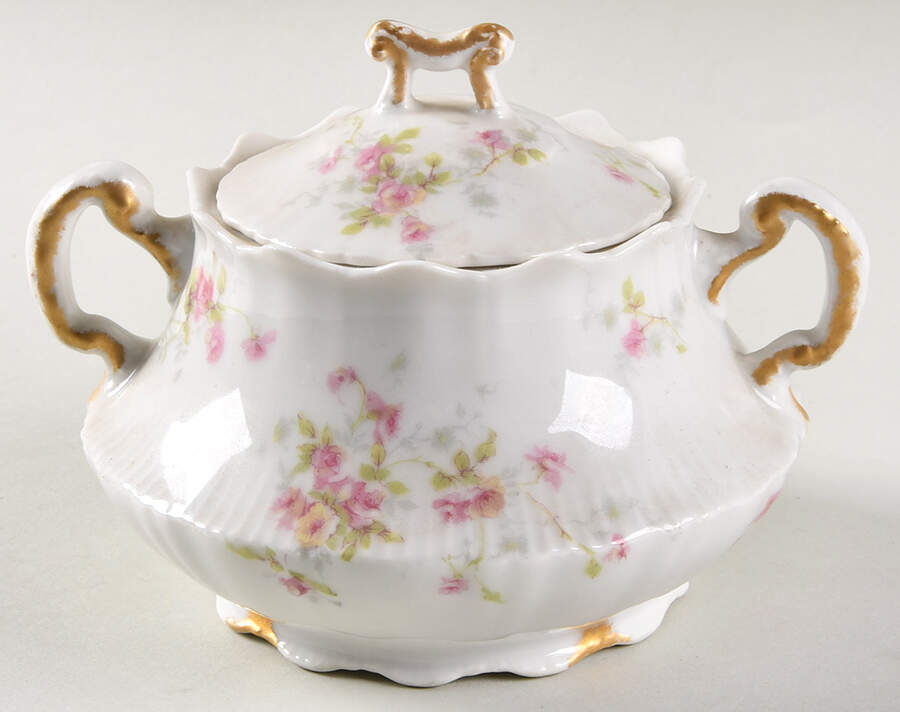 Schleiger 150-10 Sugar Bowl & Lid by Haviland-1