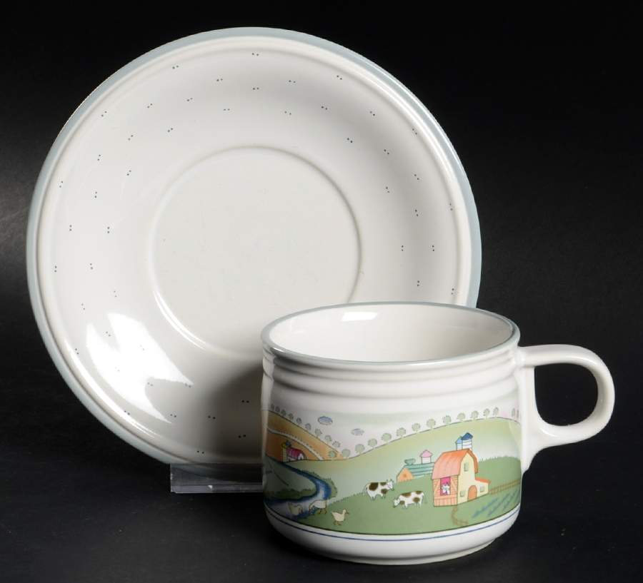 Homecoming Flat Cup & Saucer Set by Home Beautiful-1
