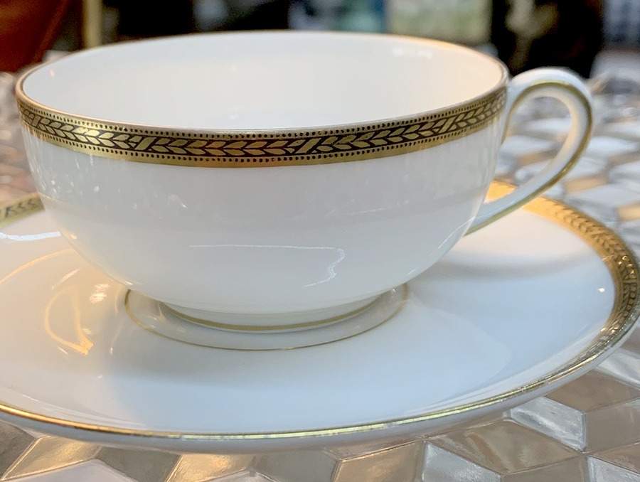 HUT1221 Footed Demitasse Cup & Saucer Set by Hutschenreuther-1