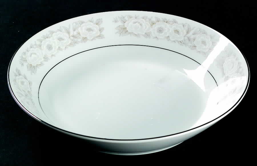 Elegance (Platinum Trim) Coupe Soup Bowl by Happy Home-1