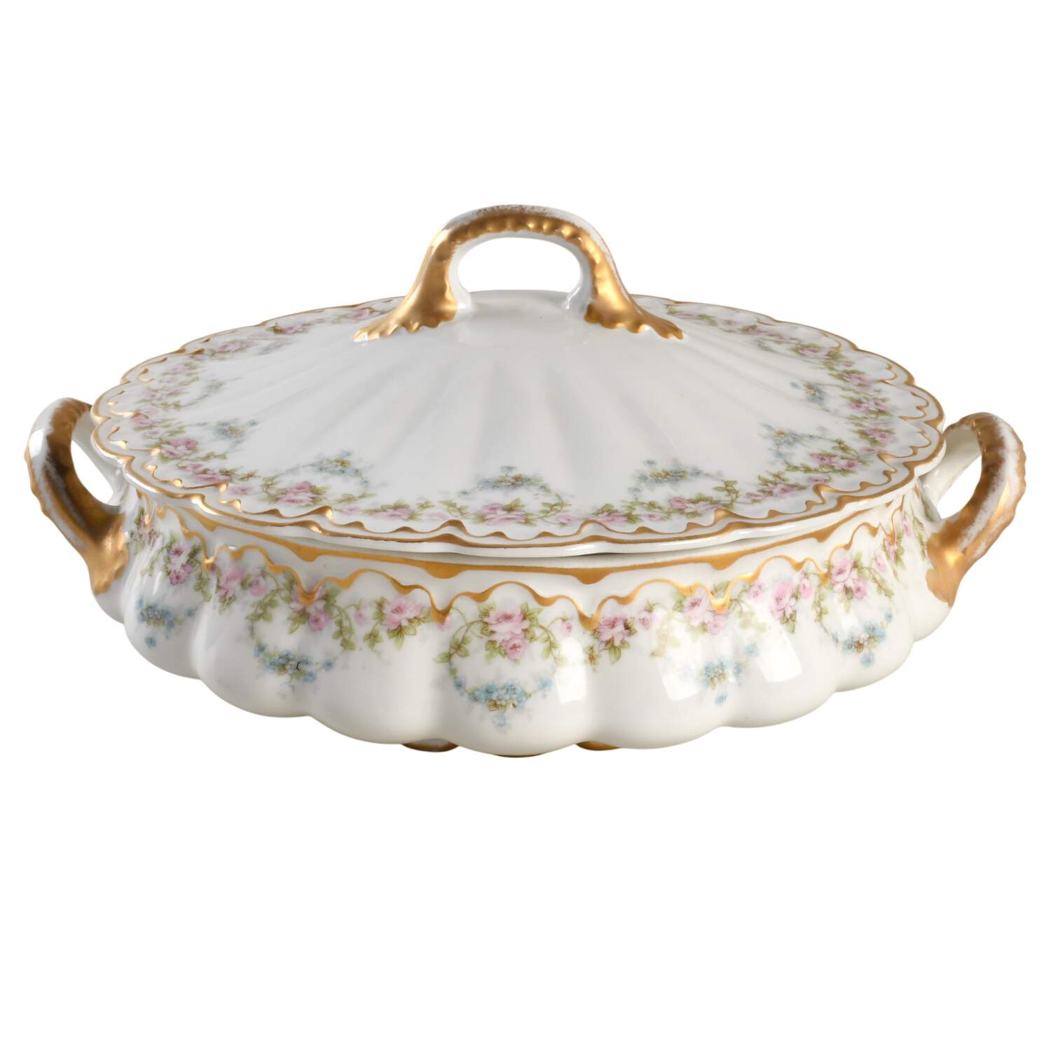 Schleiger 877-2 Round Covered Vegetable by Haviland-1