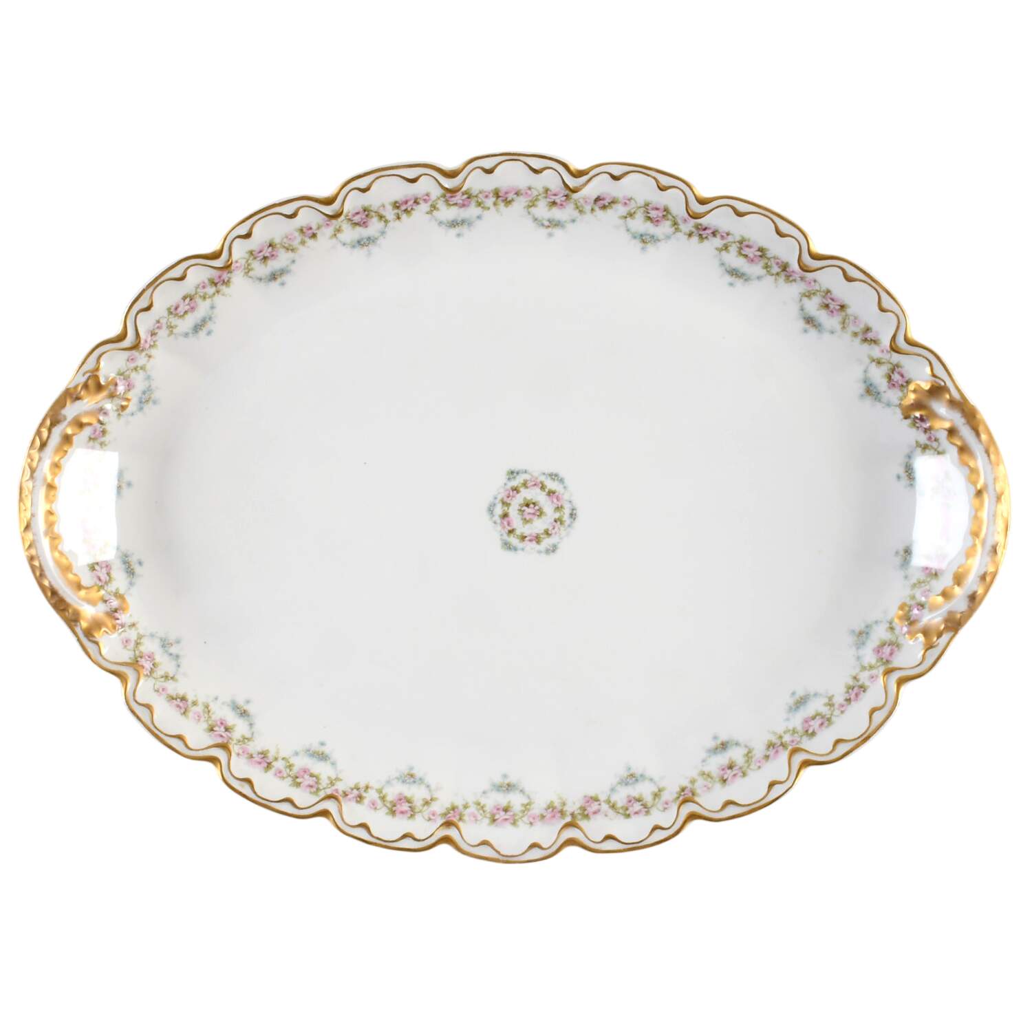 Schleiger 877-2 18" Oval Serving Platter by Haviland-1
