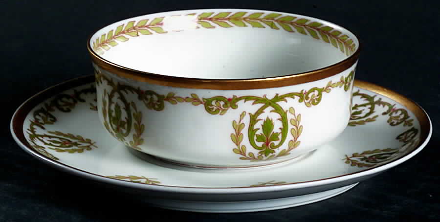 H2420 Ramekin & Saucer Set by Haviland-1