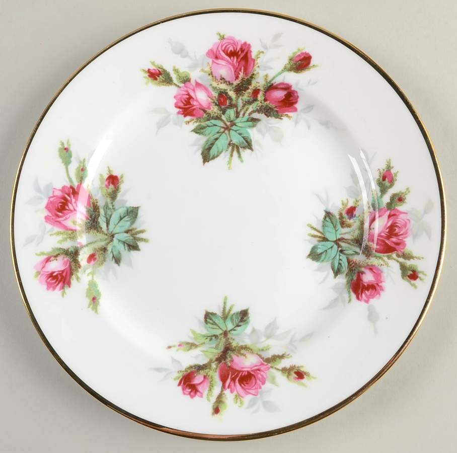 Grandmother's Rose (Smooth) Salad Plate by Hammersley-1