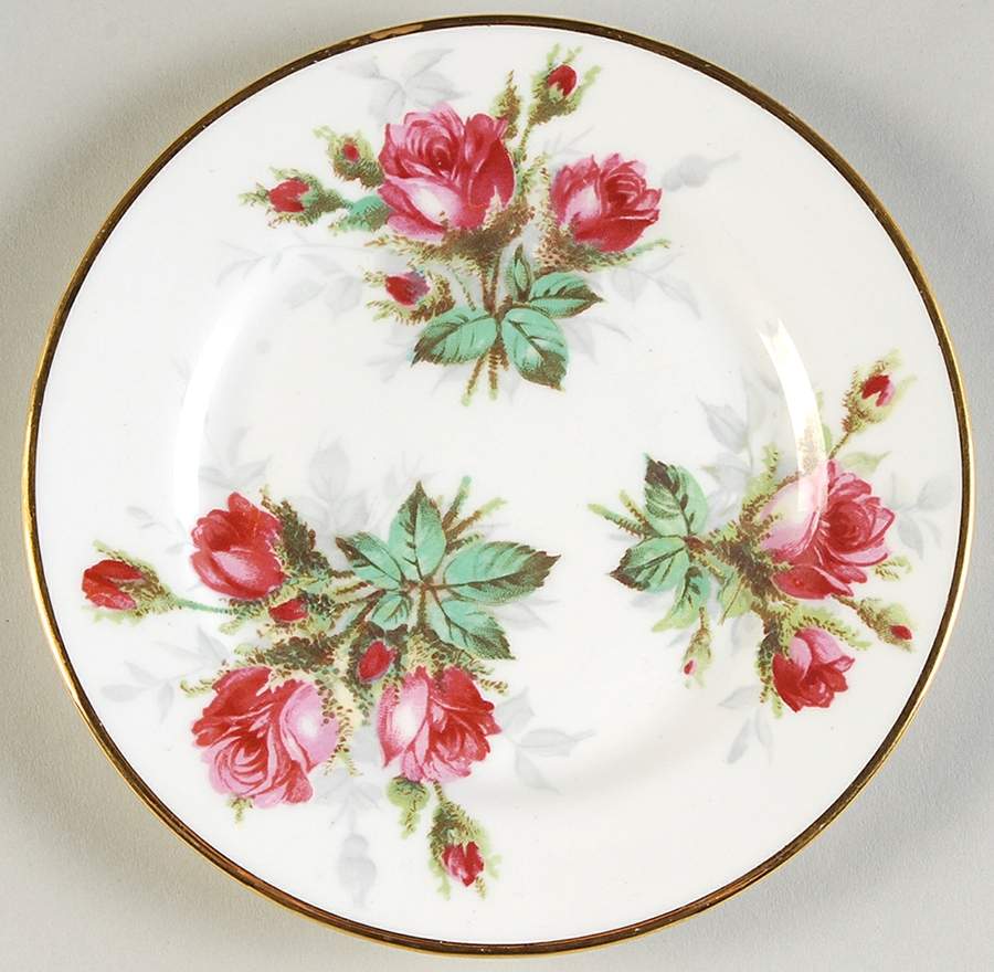 Grandmother's Rose (Smooth) Bread & Butter Plate by Hammersley-1