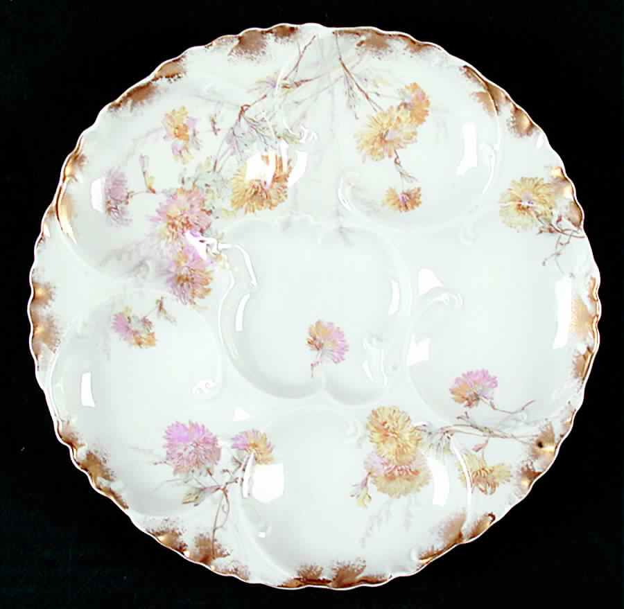 Schleiger 664-4 Oyster Plate by Haviland-1