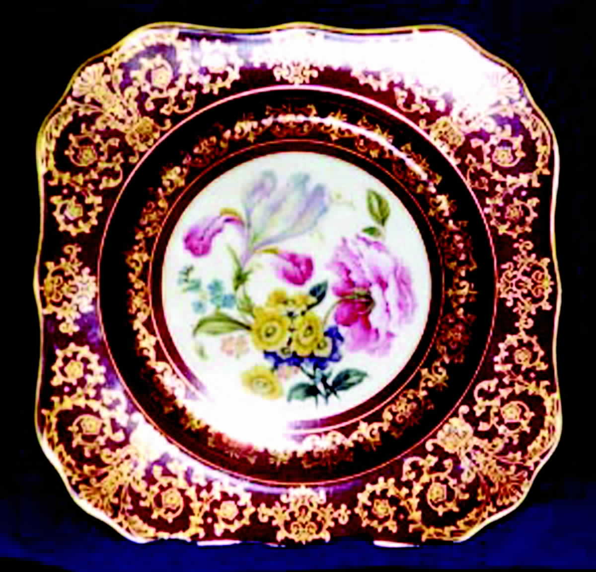 HUT1232 Square Salad Plate by Hutschenreuther-1