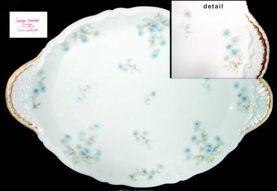 Schleiger 164-3 14" Oval Serving Platter by Haviland-1