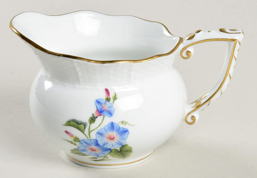 Flowers of Bermuda Creamer by Herend-1