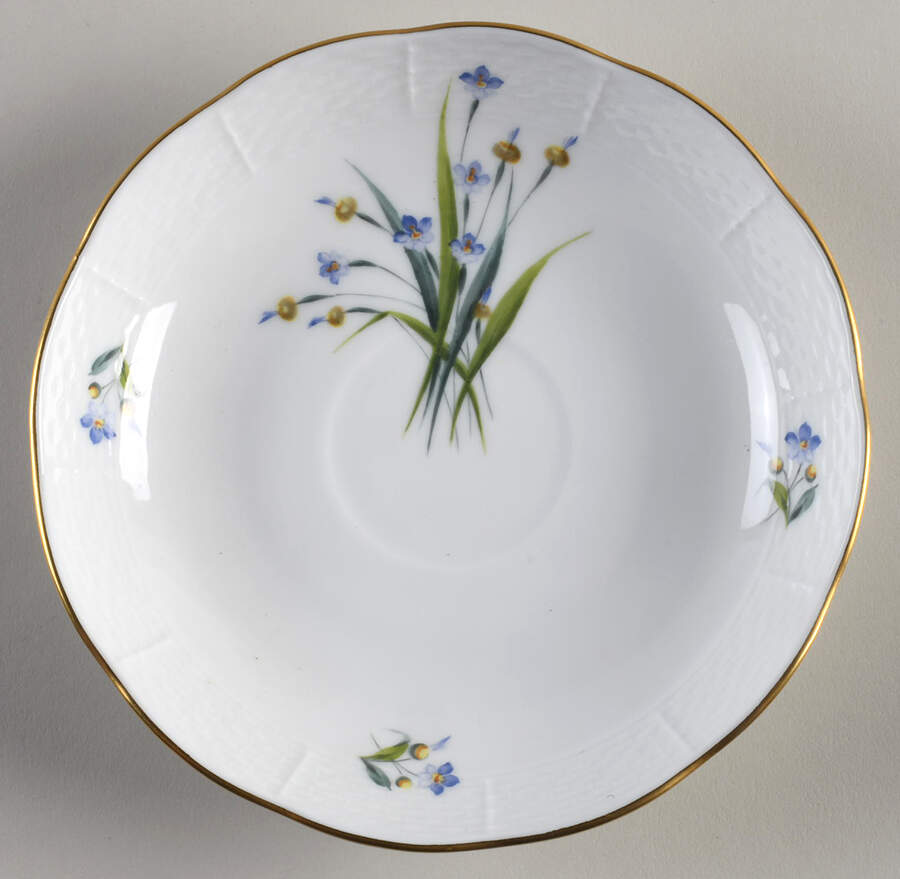 Flowers of Bermuda Saucer for Chocolate Cup by Herend-1