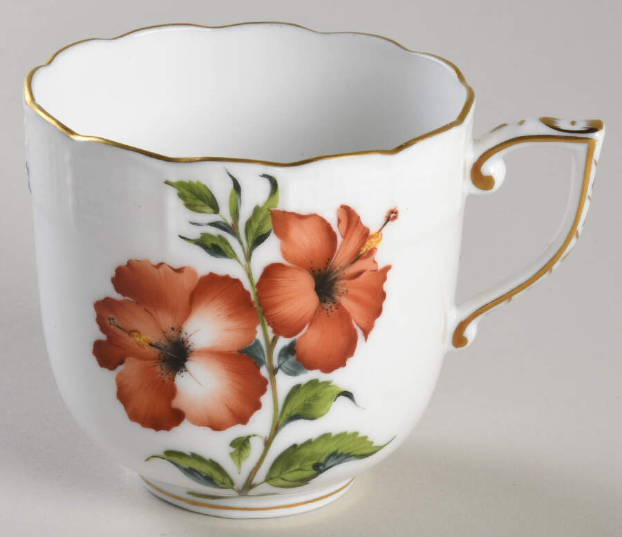Flowers of Bermuda Chocolate Cup by Herend-1