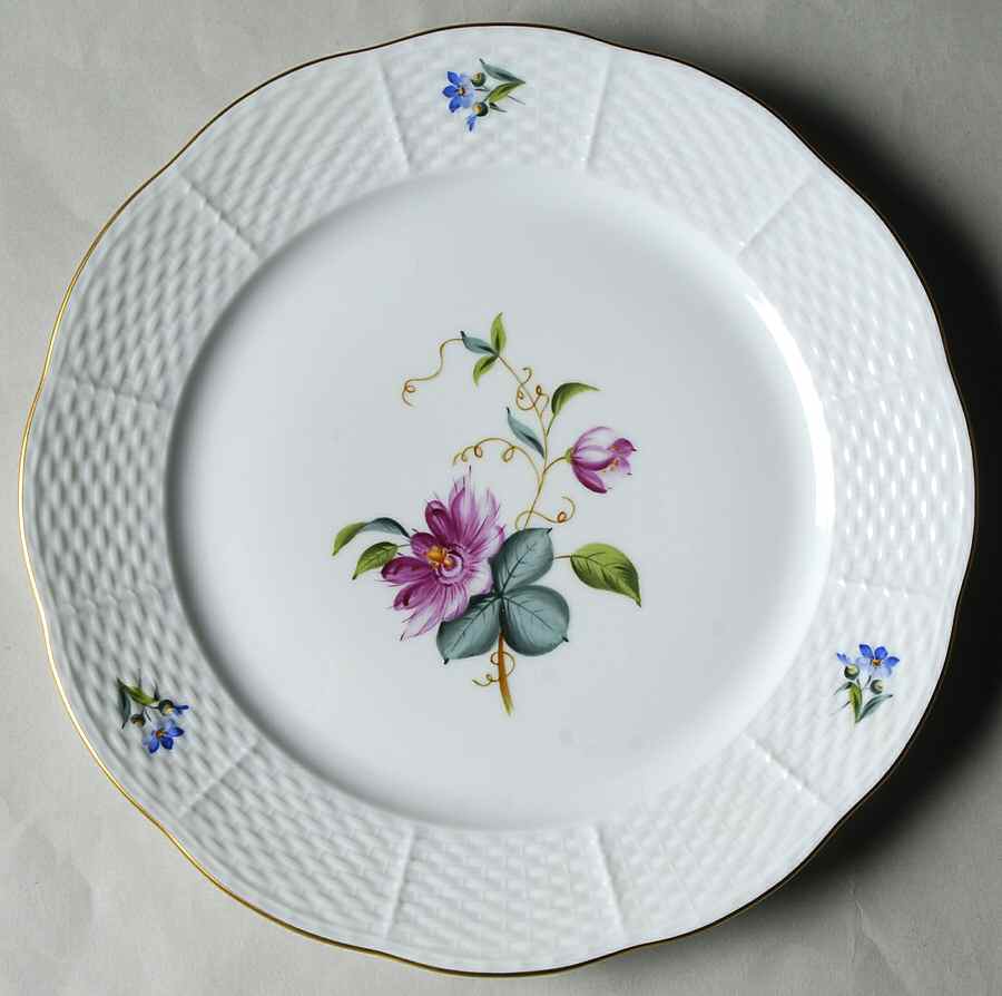 Flowers of Bermuda Luncheon Plate by Herend-1
