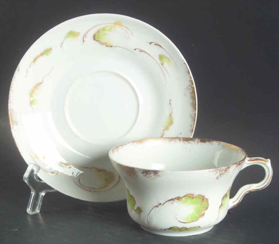 H2441 Flat Cup & Saucer Set by Haviland-1