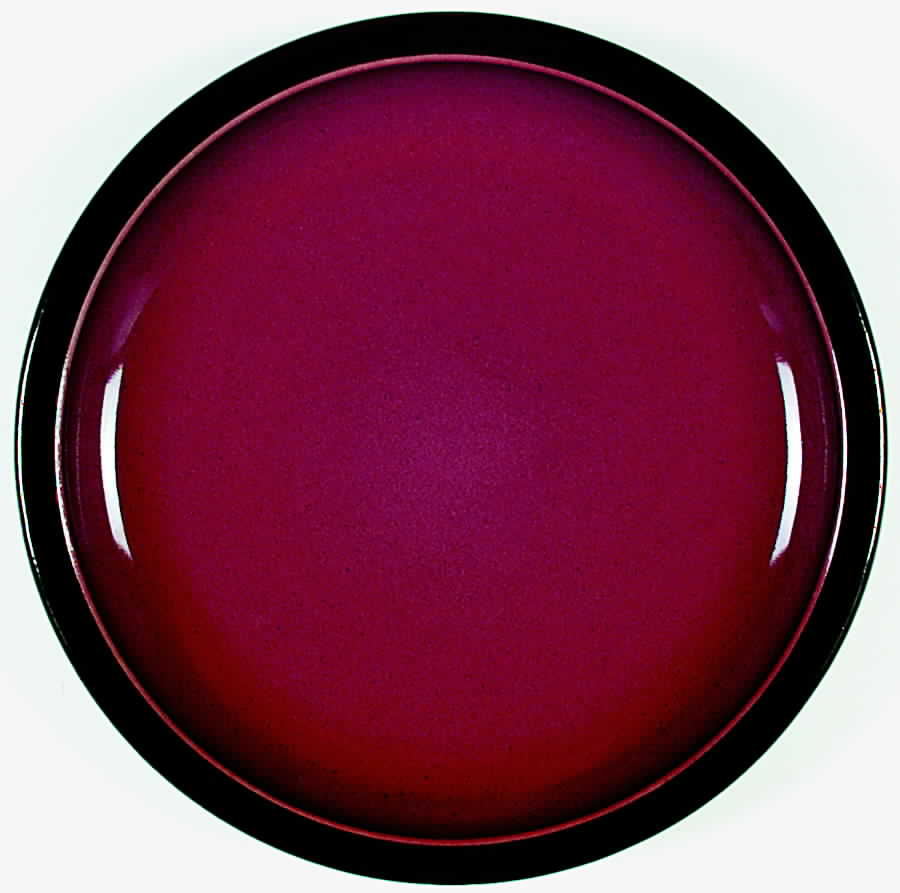 Raspberry (Rim) Dinner Plate by Heath-1
