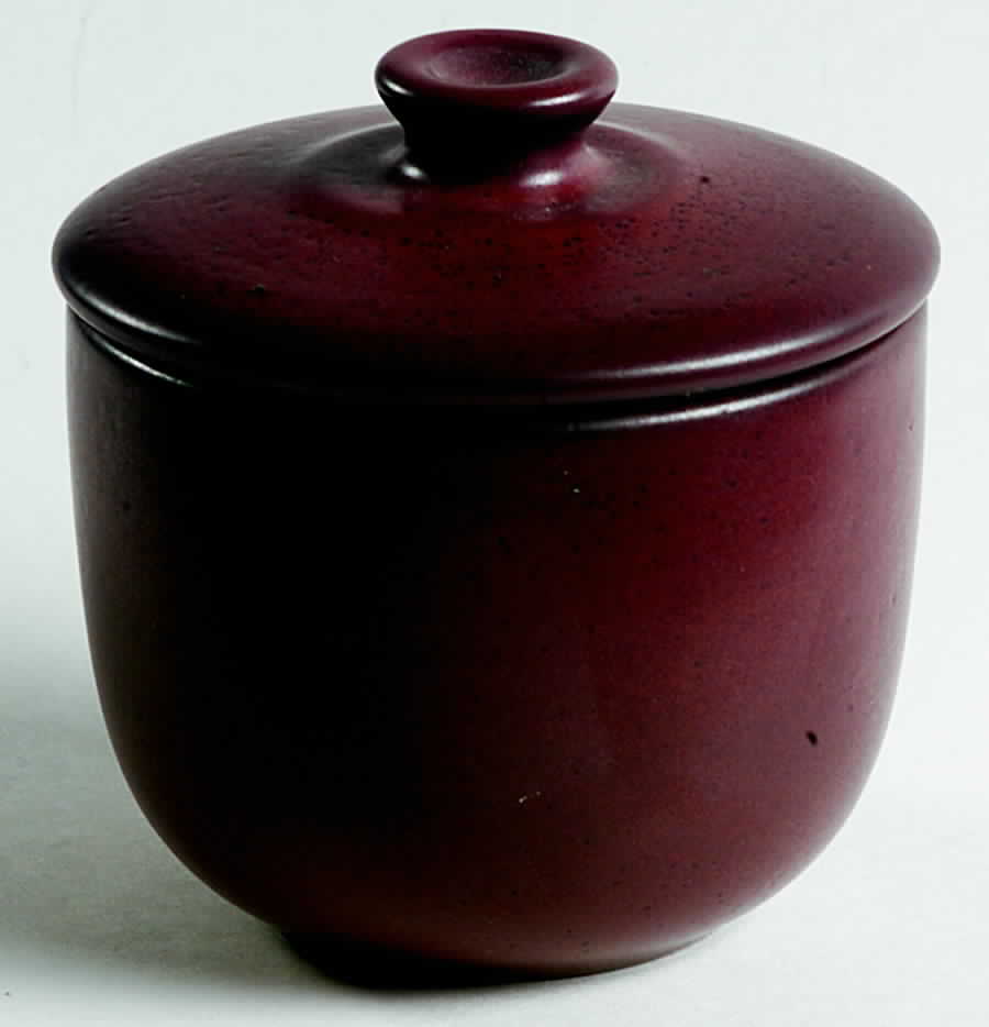 Redwood (Coupe) Sugar Bowl & Lid by Heath-1