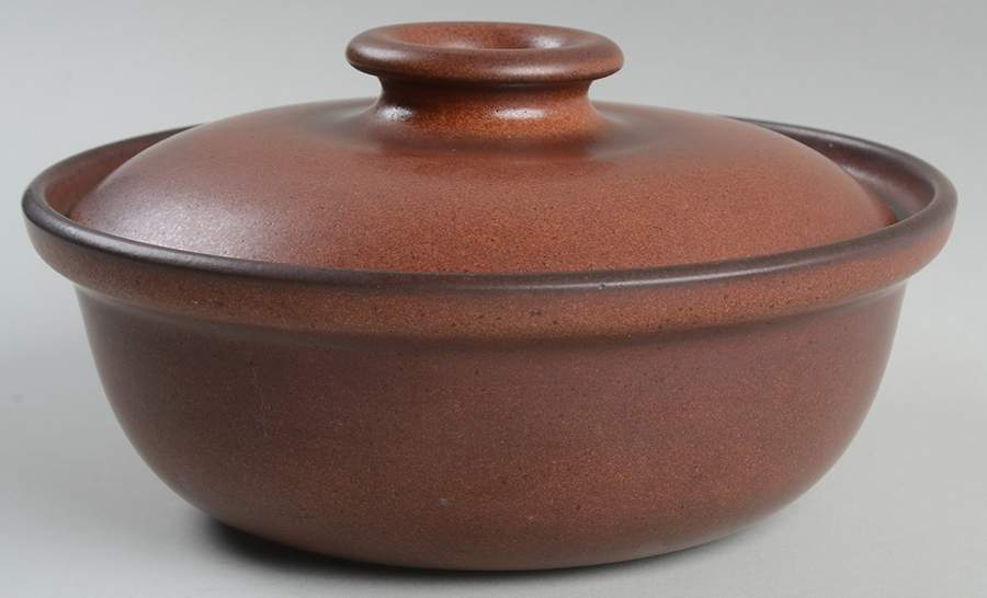 Redwood (Coupe) 1 Qt Round Covered Casserole by Heath-1