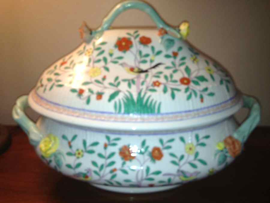 Oriental Garden (Oc) Tureen &  Lid by Herend-1