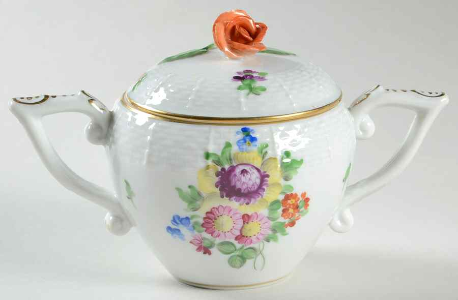 HER38 Mini Sugar Bowl & Lid by Herend-1