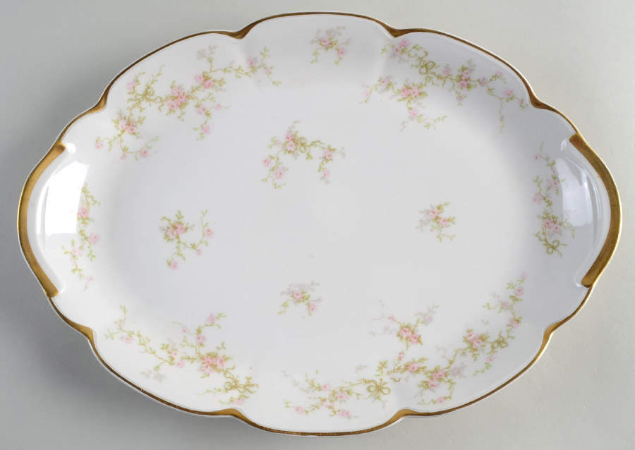 Schleiger 161-4 14" Oval Serving Platter by Haviland-1