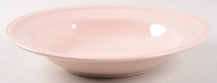 Kraft Pink Rim Soup Bowl by Homer Laughlin -1