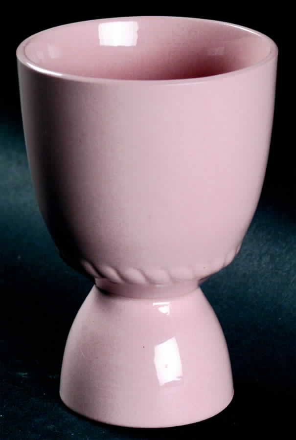 Kraft Pink Double Egg Cup by Homer Laughlin -1