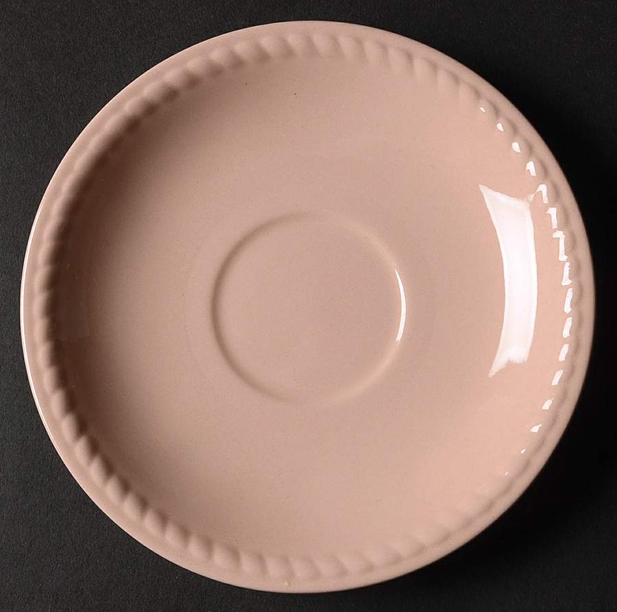 Kraft Pink Saucer by Homer Laughlin -1