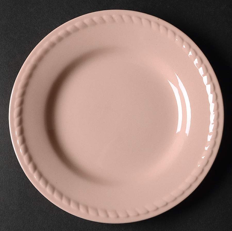 Kraft Pink Bread & Butter Plate by Homer Laughlin -1