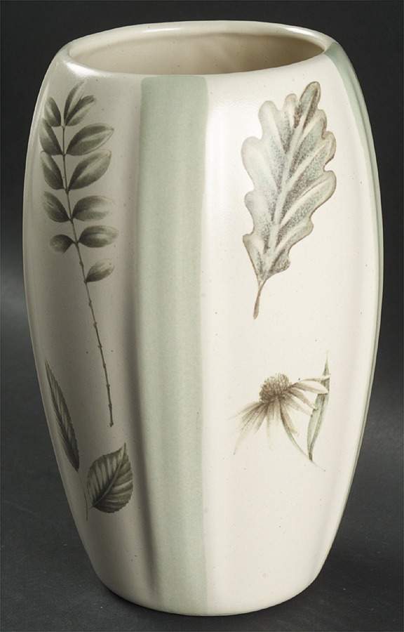 Naturewood 8" Fluted Vase by Pfaltzgraff-1