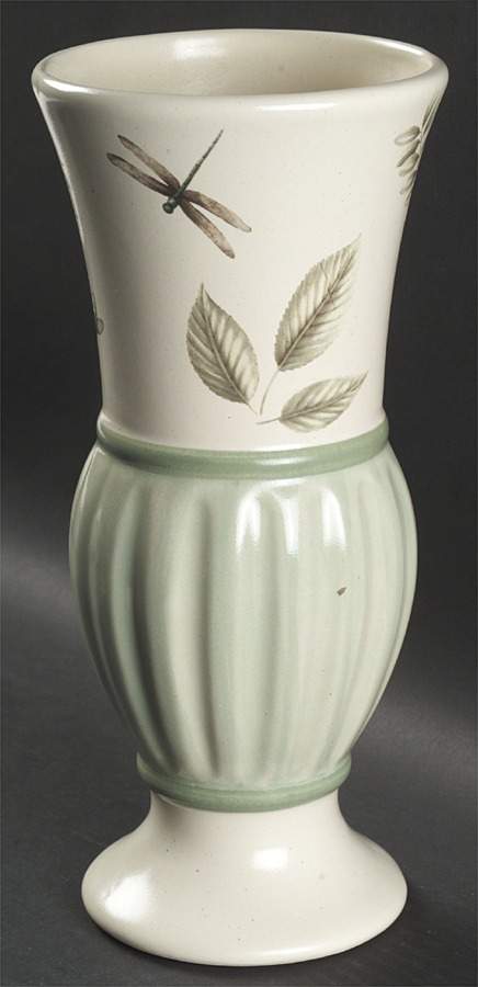 Naturewood 12" Footed Vase by Pfaltzgraff-1
