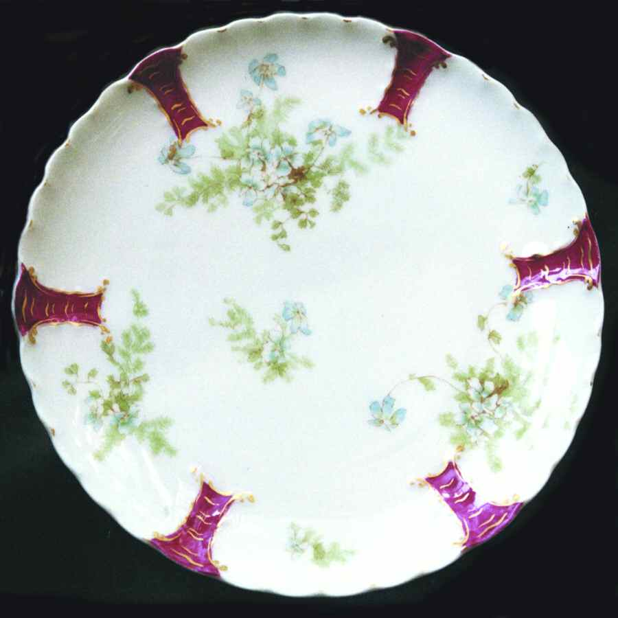 Schleiger 52-5 Coupe Salad Plate by Haviland-1