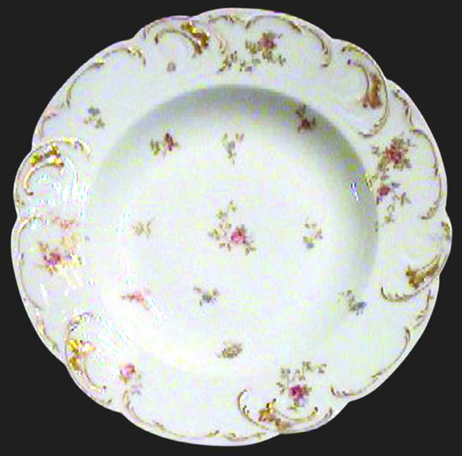 H2461 Rim Soup Bowl by Haviland-1