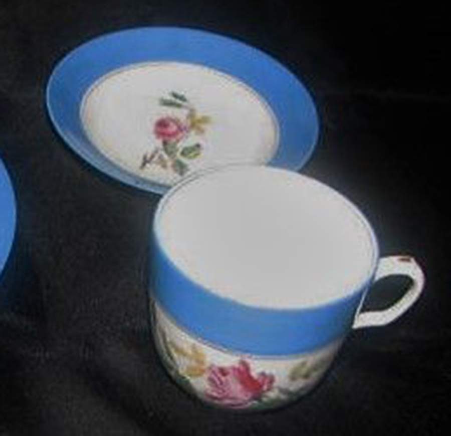 H2564 Flat Cup & Saucer Set by Haviland-1