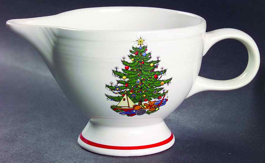 Fiesta American Christmas Tree Individual Creamer by Homer Laughlin -1