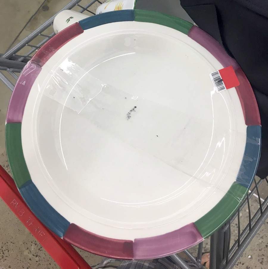 Tones Large Rim Soup Bowl by Homer Laughlin -1