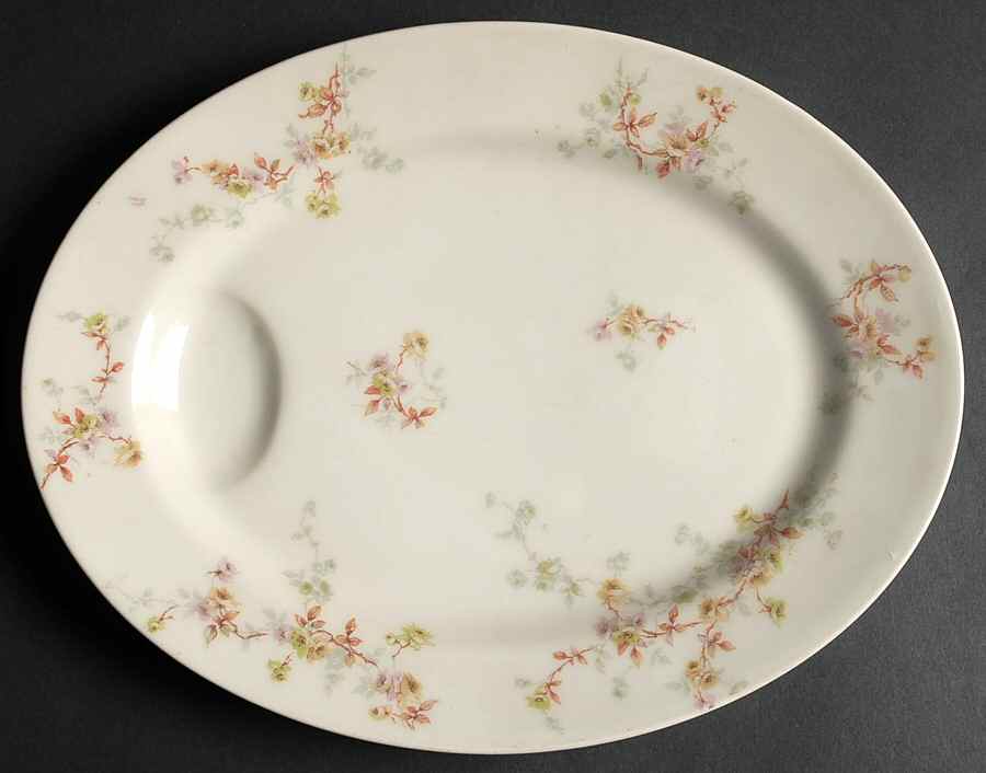Schleiger 339-8 11" Oval Serving Platter by Haviland-1