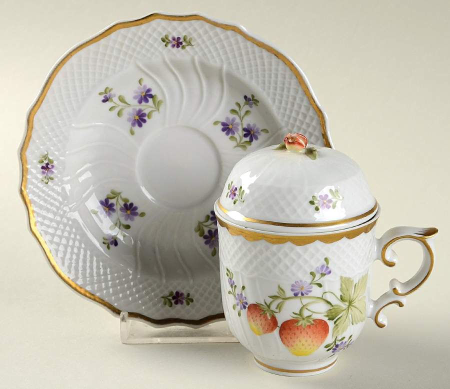 Sophianae 3-Piece Pot de Creme with Underplate by Hollohaza-1