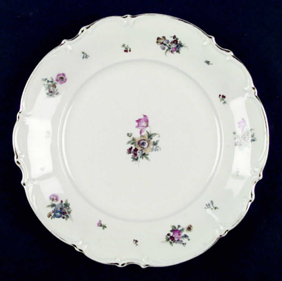Mayfair (White, 7287) Dinner Plate by Hutschenreuther-1