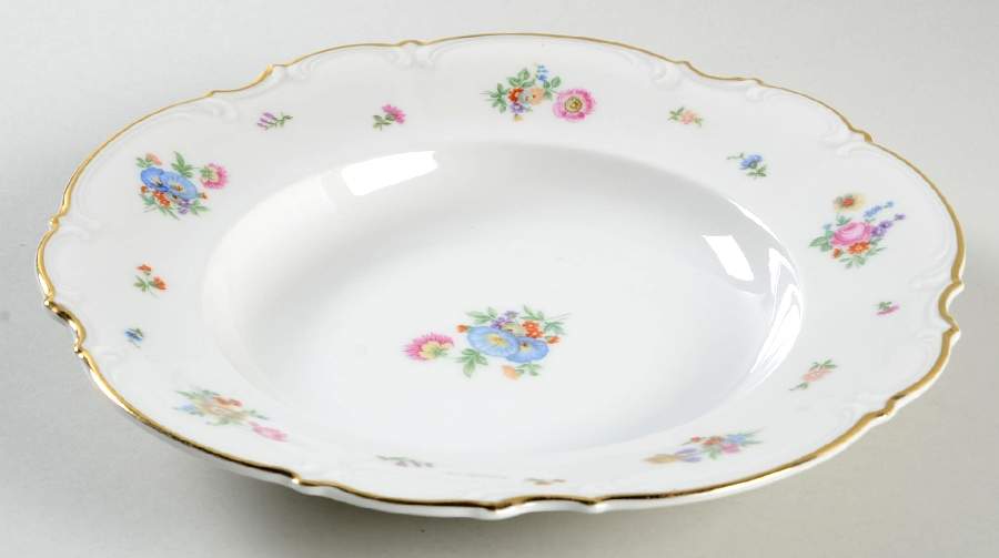 Mayfair (White, 7287) Large Rim Soup Bowl by Hutschenreuther-1