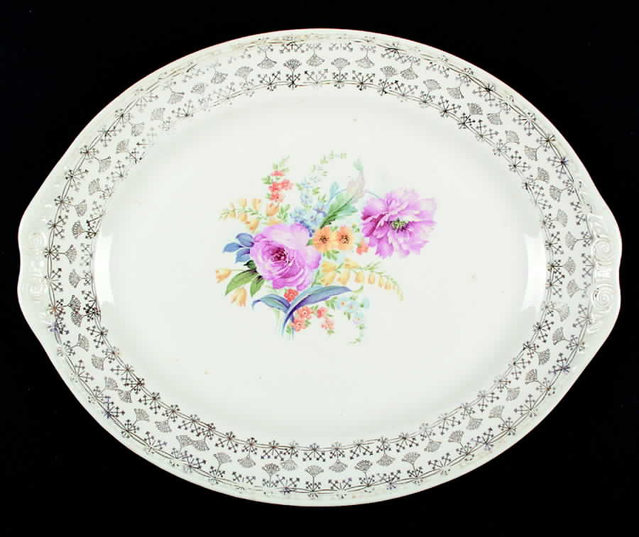 HLC2303 13" Oval Serving Platter by Homer Laughlin -1