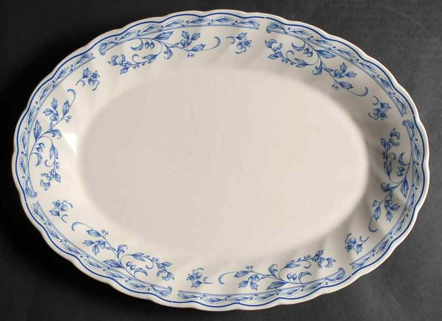 Simplicity 14" Oval Serving Platter by Heritage Mint-1