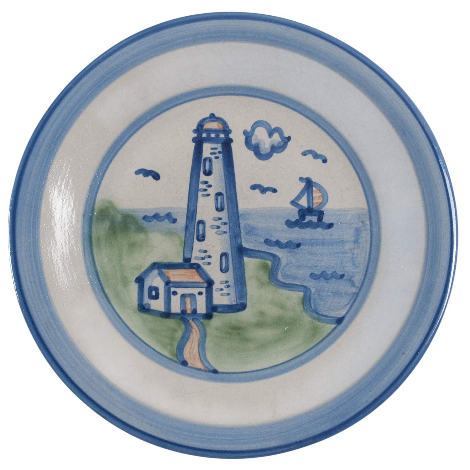 Lighthouse Luncheon Plate by M A Hadley-1