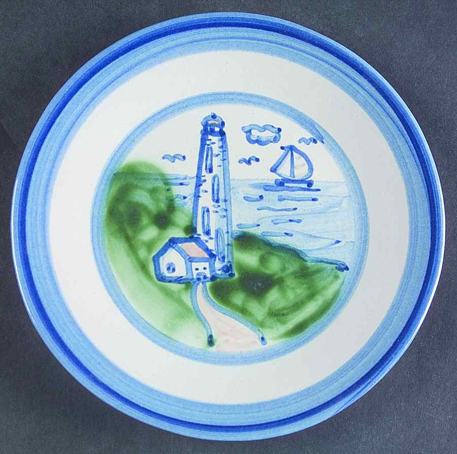 Lighthouse Salad/Dessert Plate by M A Hadley-1