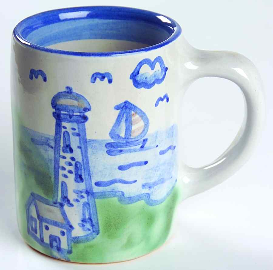 Lighthouse Small Mug by M A Hadley-1