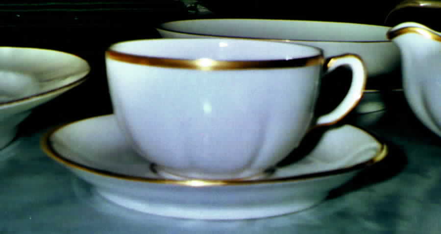 H2483 Flat Cup & Saucer Set by Haviland-1