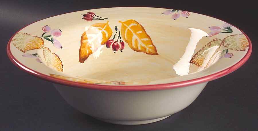 Wild Berries 12" Large Salad Serving Bowl by Home-1