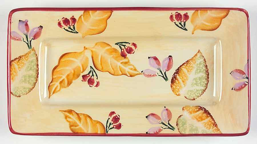 Wild Berries 13" Rectangular Tray by Home-1
