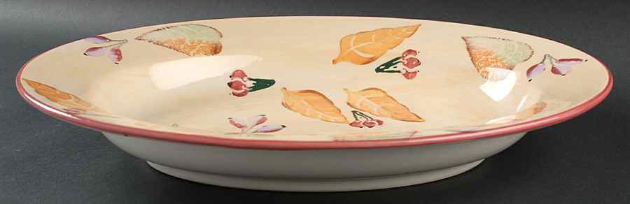 Wild Berries 17" Oval Serving Platter by Home-1