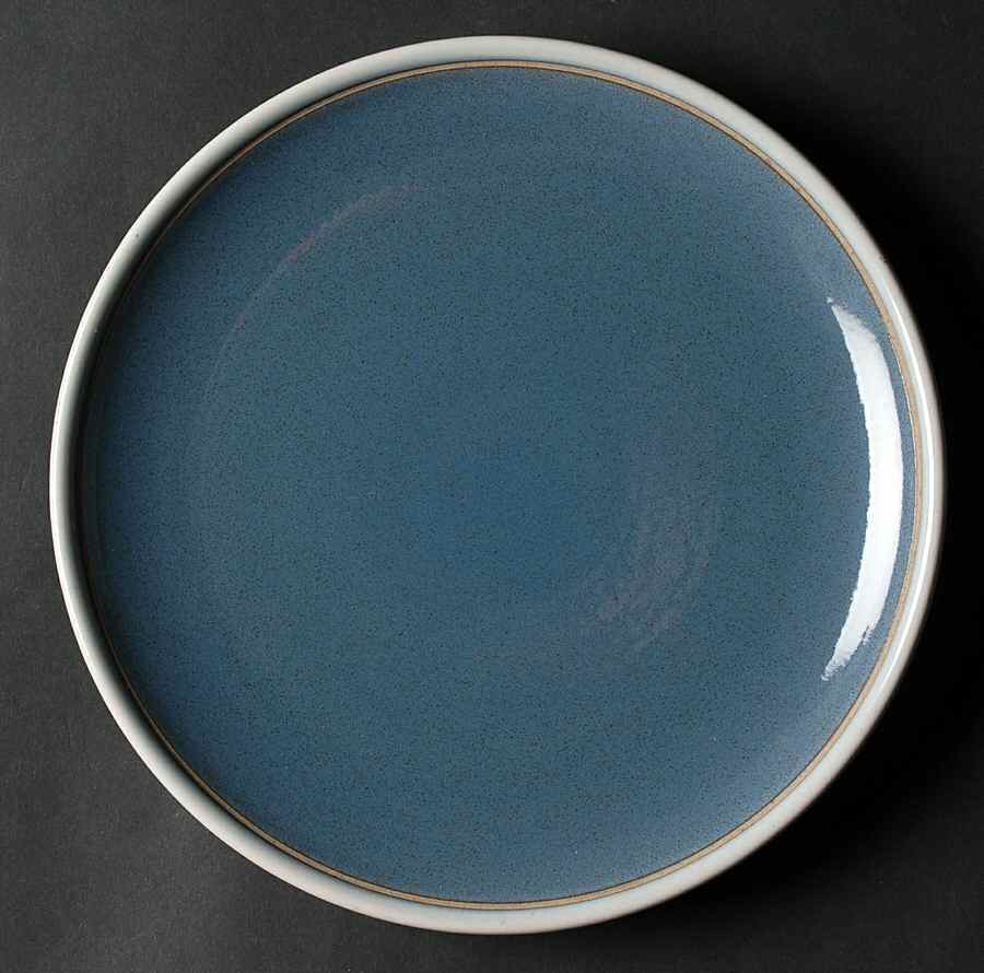 French Blue (Coupe) Salad Plate by Heath-1