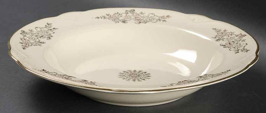 Golden Rose (Marigold Shape) Rim Soup Bowl by Homer Laughlin -1
