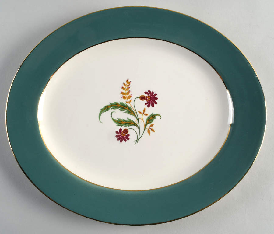 HLC3148 13" Oval Serving Platter by Homer Laughlin -1